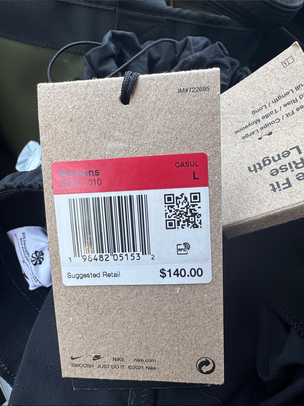 Nike ACG SUMMIT SMITH SKIRT NWT LARGE BLACK - Picture 7 of 8
